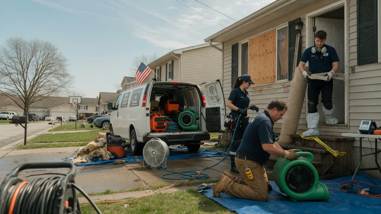 Water Damage Restoration in Huffman, TX near me